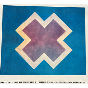 OLYMPIAN GESTURES SOL LEWITT 1984 POSTER