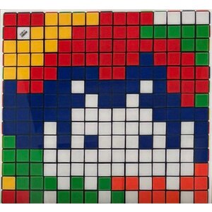 INVADER RUBIK CAMOUFLAGE PRINT INVADER RUBIK CAMOUFLAGE PRINT