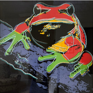 ANDY WARHOL PINE BARRENS TREE FROG SCREENPRINT