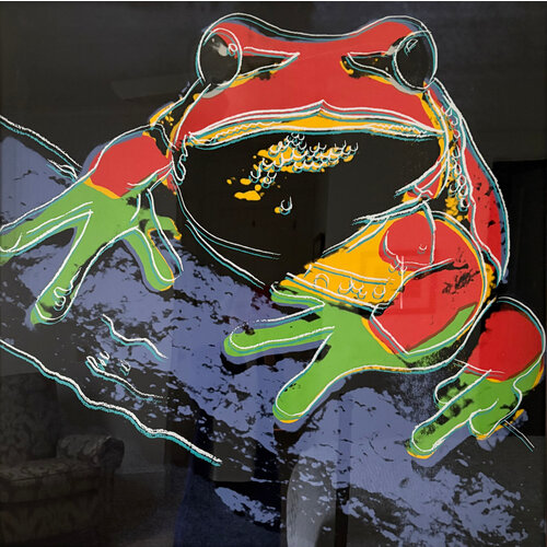 ANDY WARHOL PINE BARRENS TREE FROG SCREENPRINT ANDY WARHOL PINE BARRENS TREE FROG SCREENPRINT