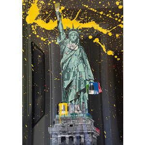 MR. BRAINWASH STATUE OF LIBERTY SIGNED SILKSCREEN PRINT