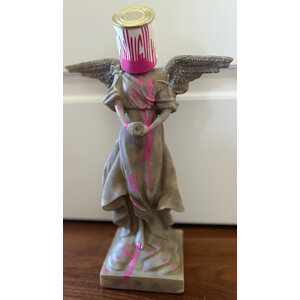 BANKSY PAINT-POT ANGEL STATUE BANKSY PAINT-POT ANGEL STATUE