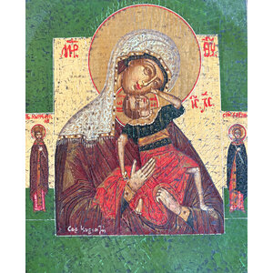 ROMANIAN ORTHODOX  ICON MADONNA AND CHILD