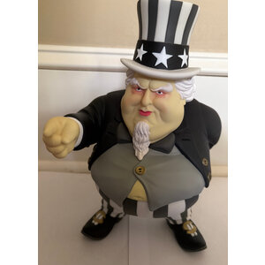 RON ENGLISH UNCLE SCAM (BLACK/GOLD) 9" VINYL FIGURE RON ENGLISH UNCLE SCAM (BLACK/GOLD) 9" VINYL FIGURE