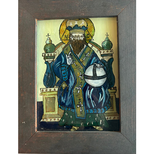 ROMANIAN ORTHODOX ICON OF SAINT ROMANIAN ORTHODOX ICON OF SAINT