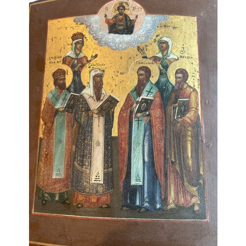 ORIGINAL PAINTING OF PATRIARCHS AND SAINTS OF THE ORTHODOX CHURCH ORIGINAL PAINTING OF PATRIARCHS AND SAINTS OF THE ORTHODOX CHURCH