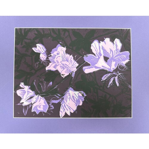 TATIANA TATUM SIGNED PRINT VINTAGE AZALEAS TATIANA TATUM SIGNED PRINT VINTAGE AZALEAS