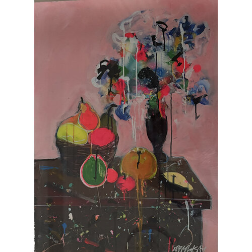 SOOZY LIPSEY SIGNED PRINT SOFT SENTIENT