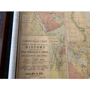 ADAMS' CHRONOLOGICAL CHART OF ANCIENT, MODERN AND  BIBLICAL HISTORY