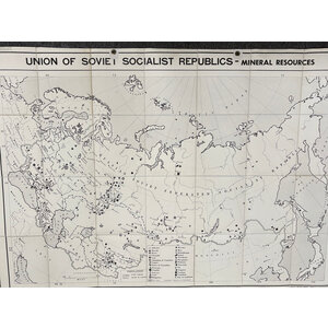 THE M.I.T. SERIES STRATEGIC AREA MAPS: UNION OF SOIET SOCIALIST REPUBLICS - MINERAL RESOURCES