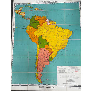 DENOYER-GEPPERT MAP SERIES: SOUTH AMERICA