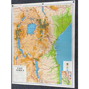 PHILIPS' REGIONAL WALL MAP OF EAST AFRICA