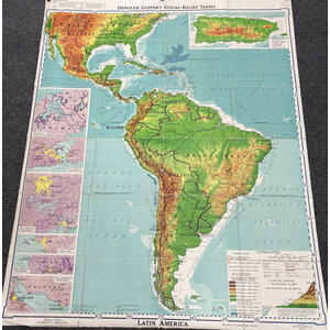 DENOYER-GEPPERT VISUAL RELIEF MAP SERIES: LATIN AMERICA DENOYER-GEPPERT VISUAL RELIEF MAP SERIES: LATIN AMERICA