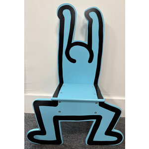 VILAC KEITH HARING BLUE CHILDREN'S CHAIR