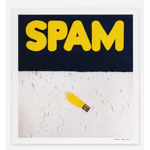 ED RUSCHA LACMA 2024 SPAM POSTER