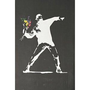 MEDICOM TOY FIGURE BANKSY FLOWER BOMBER