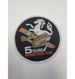 5 Years-Bronco Demo Team Patch