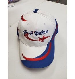 F-16 Falcon White and Blue Hat