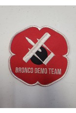 Bronco Demo Team Poppy Patch