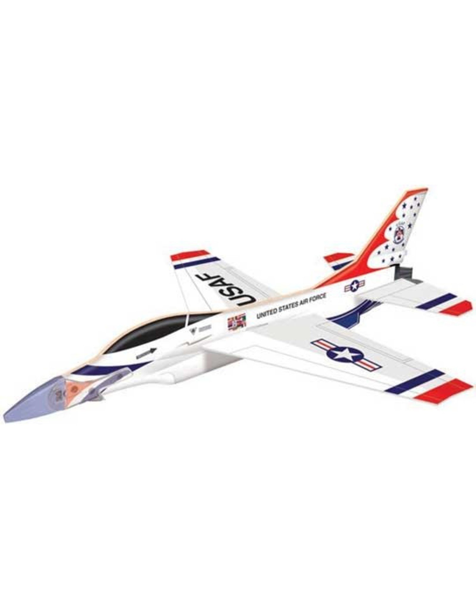 Smithsonian F-16 Fighting Falcon Thunderbirds Glider 11 1/2 "