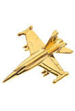 Clivedon Pin Badge FA-18 Hornet, Pin, gold