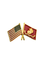 FWAM USA and US Marine Corp Flags, Pin