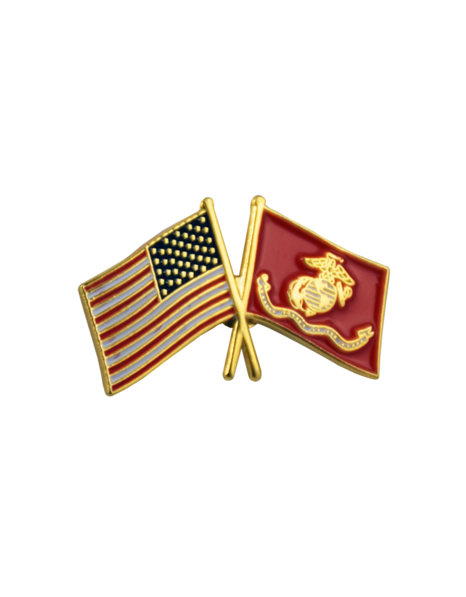 FWAM USA and US Marine Corp Flags, Pin