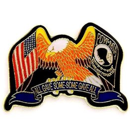 All Gave Some, Some Gave All US Flag/POW MIA Pin