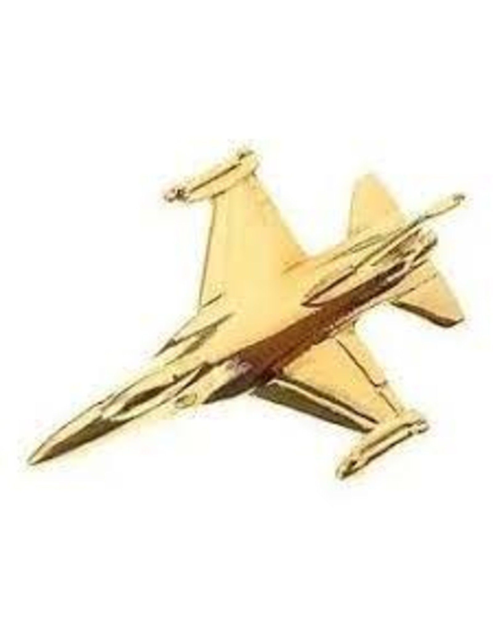 Gold  F-16 Small Lapel Pin