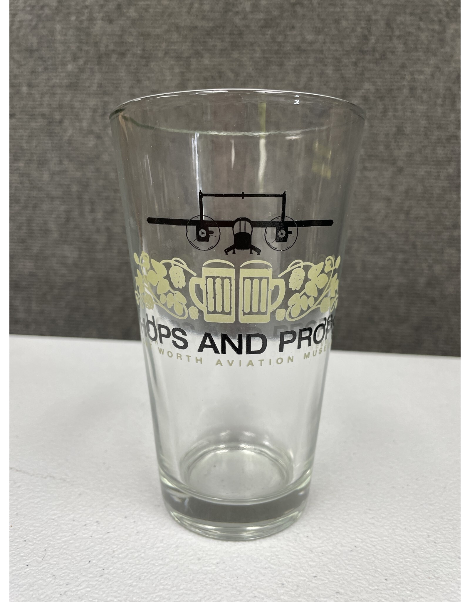 Hops and Props Beer Glass