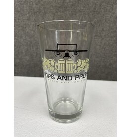 Hops and Props Beer Glass