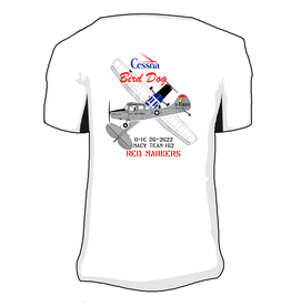 O-1 Red Marker Bird Dog T-Shirt White XL