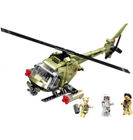 Sluban Lite Hawk Helicopter Building Block Set