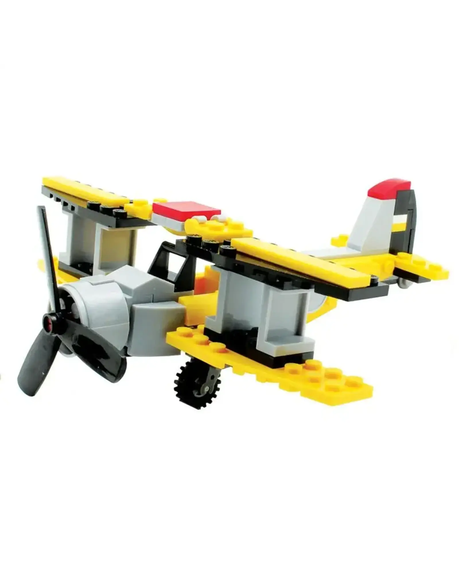 Sluban Yellow Biplane Building Block