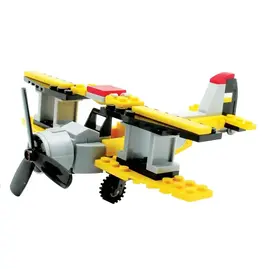 Sluban Yellow Biplane Building Block