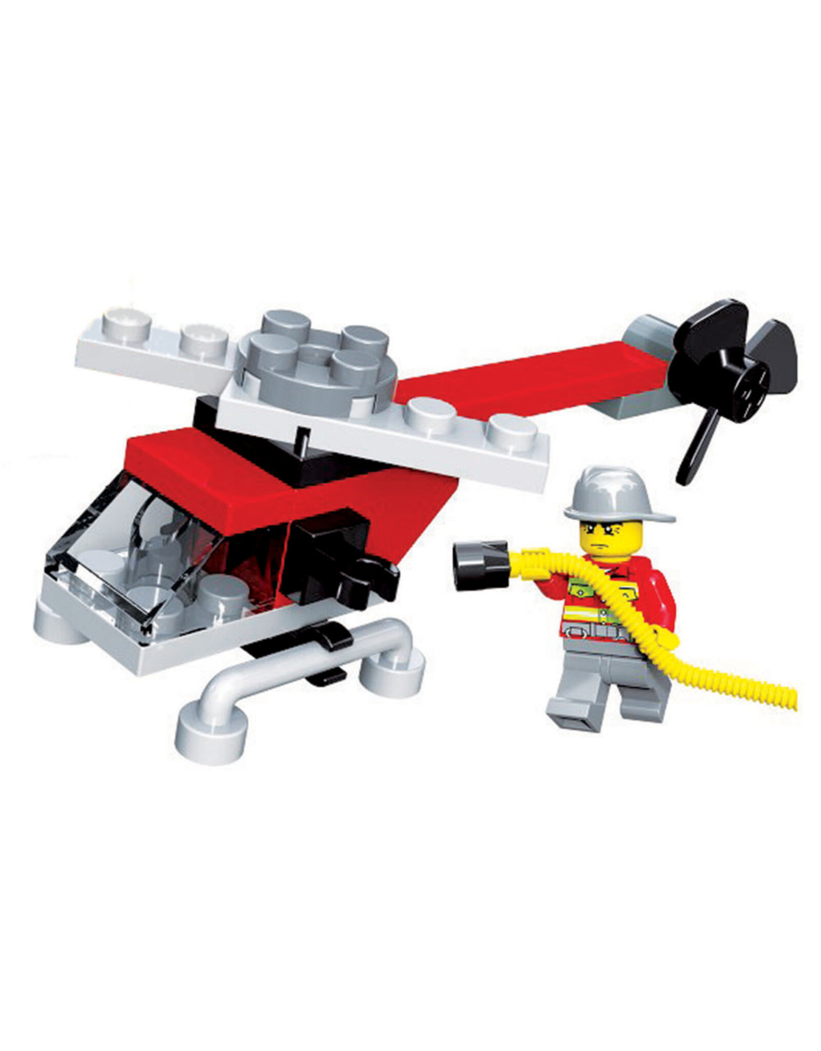 Sluban Fire Helicopter Building Blocks