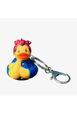 Rosie the Riveter Duck Keychain