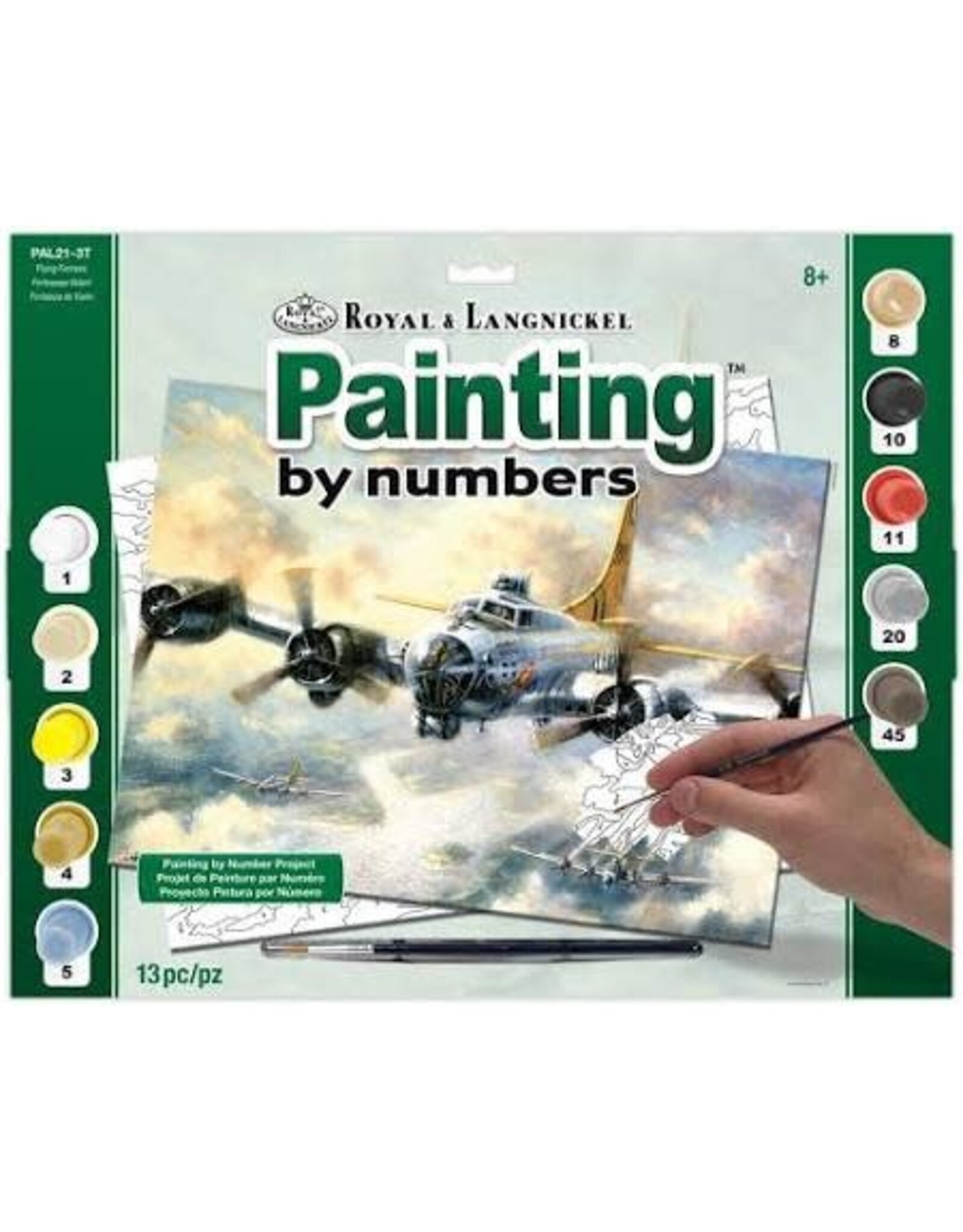 Flying Fortress Paint by Numbers