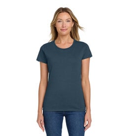 Gildan 5000L Hops and Props T-shirt Blue Dusk Ladies L