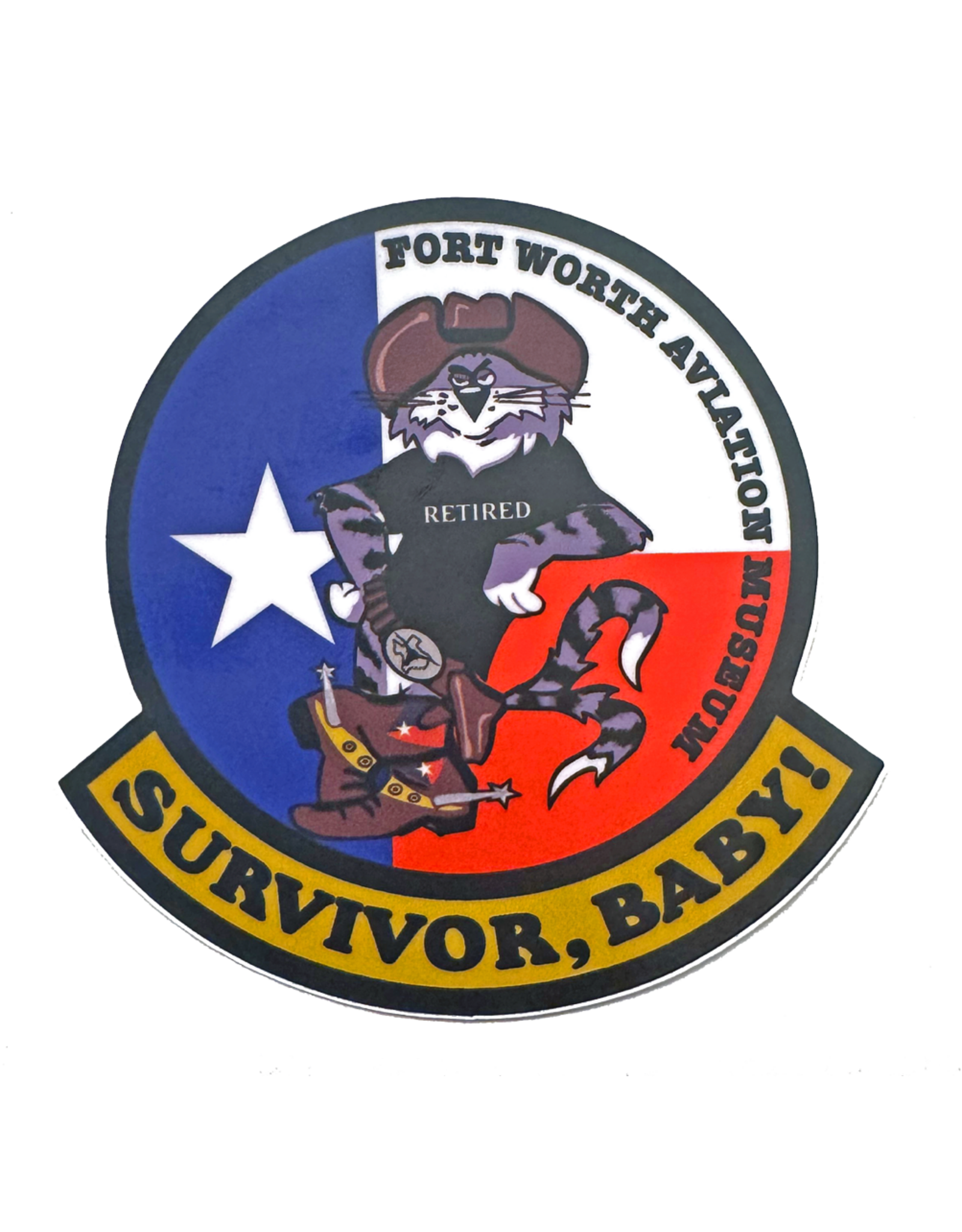 F-14 Survivor Baby Sticker
