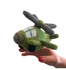 Apache Helicopter  5" Plush Finger Puppet