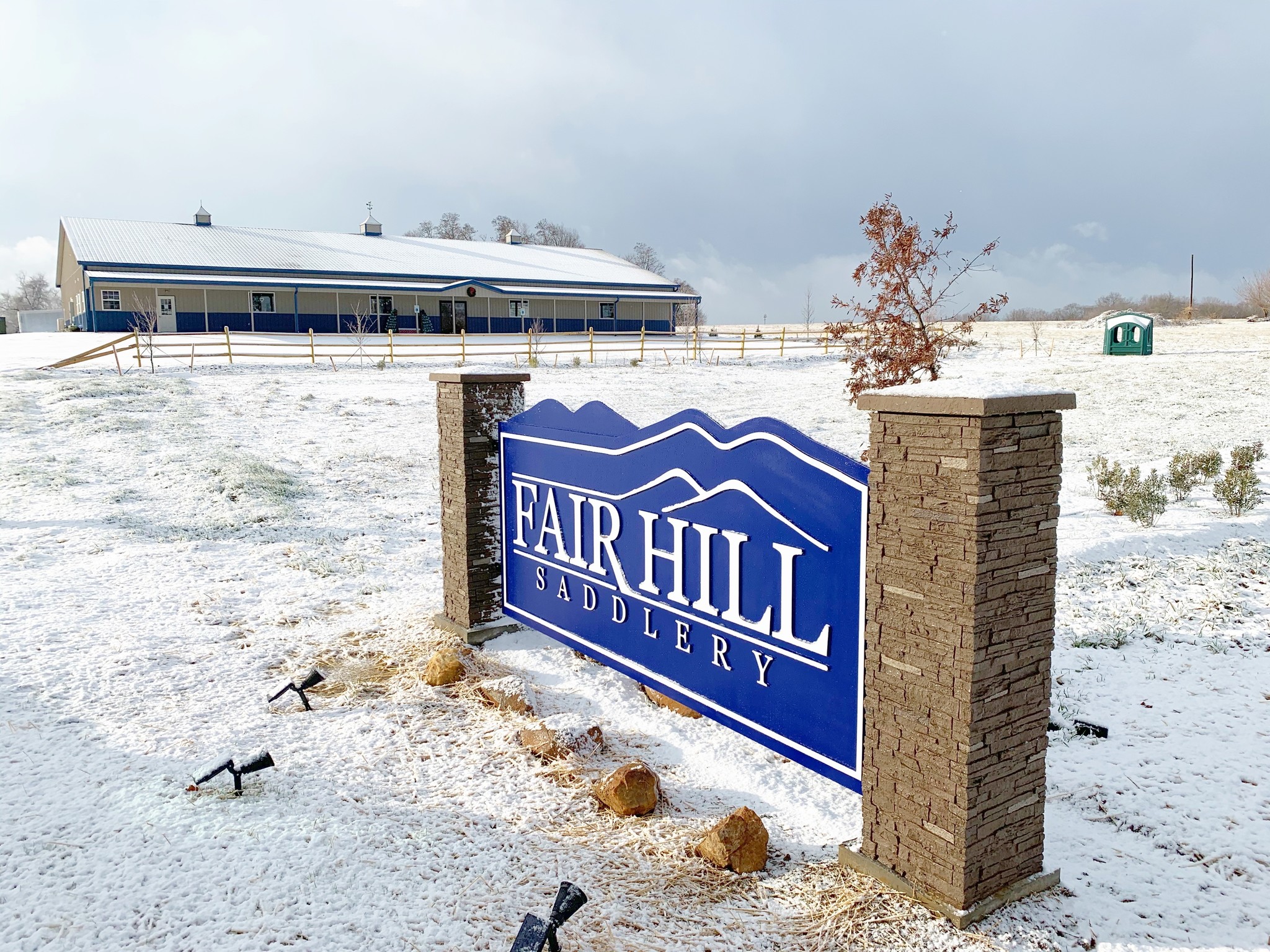 fair hill saddlery elkton maryland snow