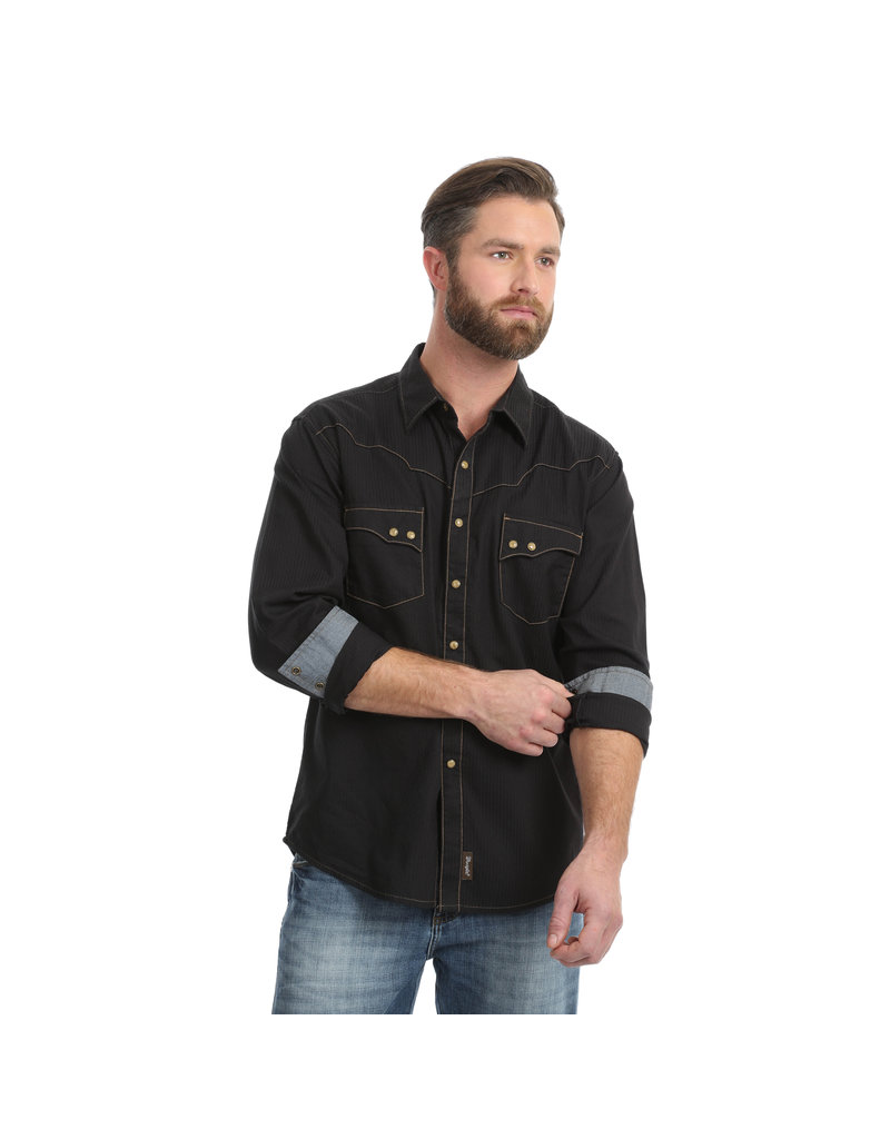 wrangler retro denim shirt