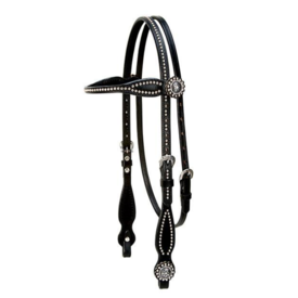 Weaver Leather Weaver Leather Back in Black Browband Headstall