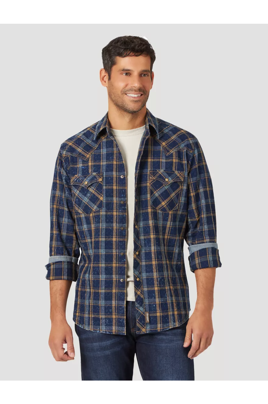 wrangler retro long sleeve shirts
