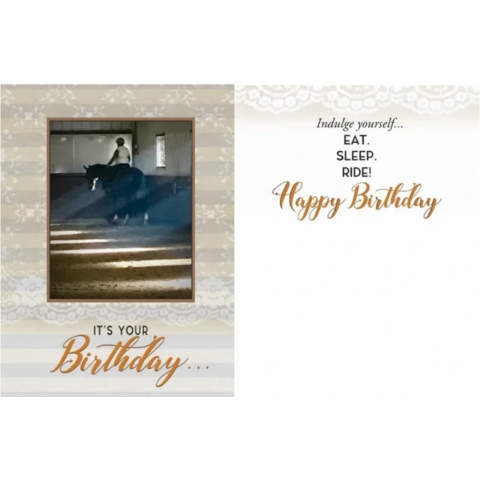 Horse Hollow Press Birthday Greeting Card Fair Hill Saddlery
