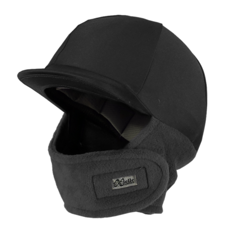 Exselle Black Fleece Winter Helmet Cover
