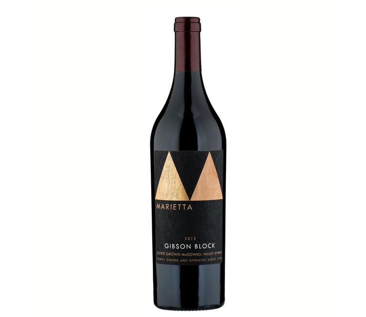 Marietta cellars gibson block syrah mcdowell Valley glass 750ml (746751000158)