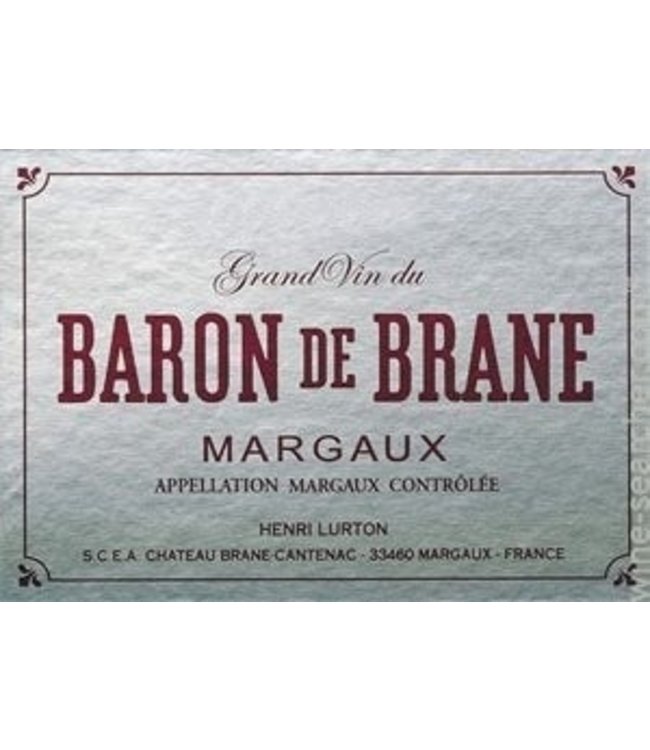 Bordeaux Baron de Brane, Margaux, FR, 2020 (Futures) 6-pack 6x750 ml