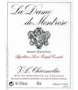 Bordeaux Blend Château La Dame de Montrose, St. Estephe, FR, 2020 (Futures) 6-Pack 6x750 ml